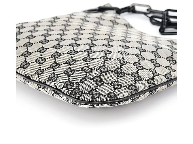 Gucci 001 4168 Borsa a tracolla Beige GG Chain - vista 9