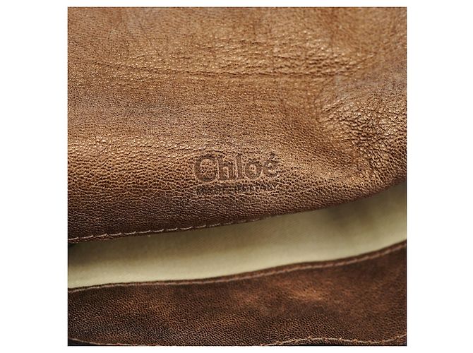 Chloé Borsa a tracolla con cintura in pelle marrone - vista 11