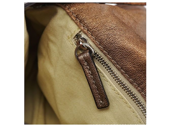 Chloé Borsa a tracolla con cintura in pelle marrone - vista 12