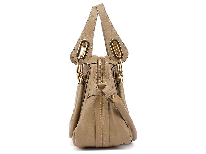 Chloé Borsa a tracolla 2 vie Paraty in pelle marrone chiaro - vista 2