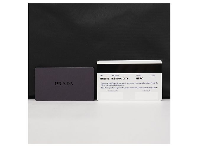 Prada Borsa Tote BR3855 Black Tessuto City Nylon - vista 10