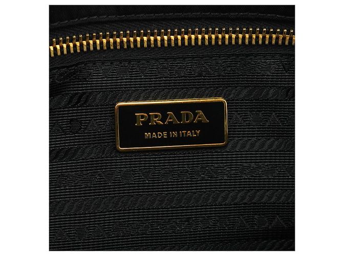 Prada Borsa Tote BR3855 Black Tessuto City Nylon - vista 12