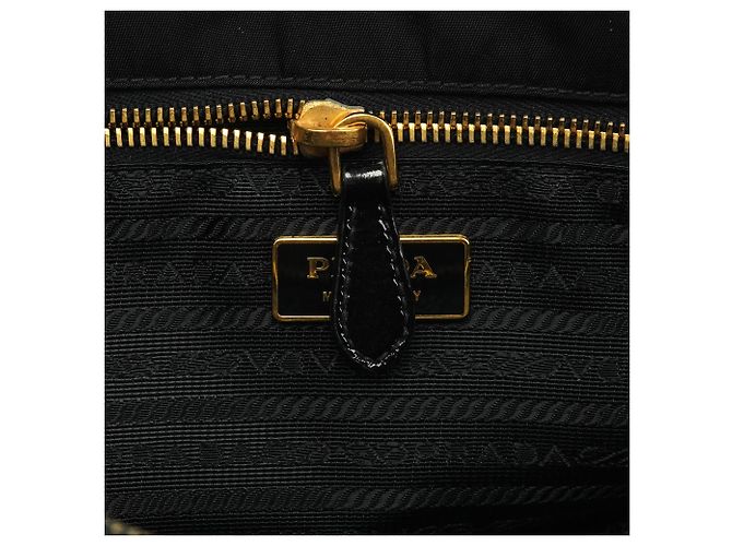 Prada Borsa Tote BR3855 Black Tessuto City Nylon - vista 13