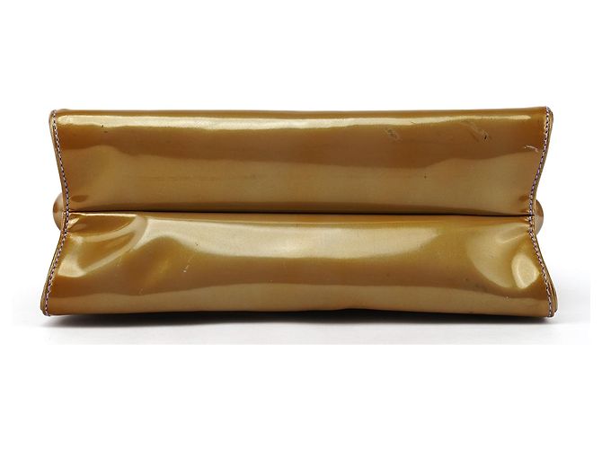 Prada Borsa a pochette B11078 Yellow Vernice Chic Patent - vista 5