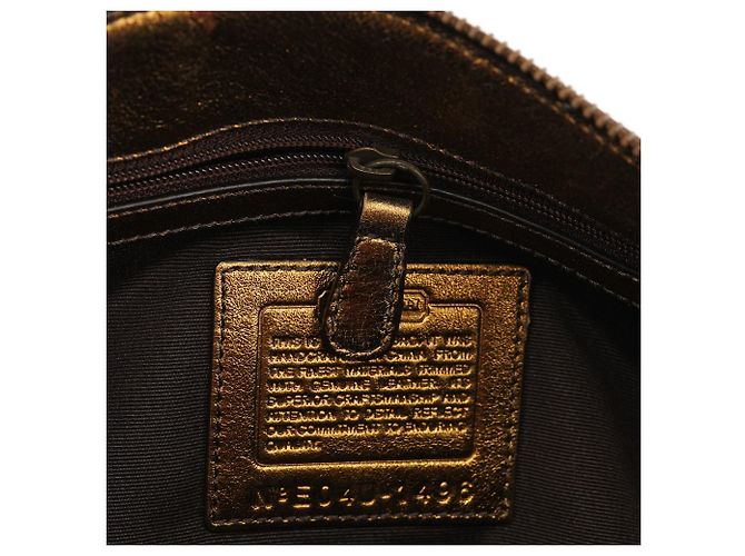 Coach Borsa a tracolla Soho Legacy 2004 Beige Gold - vista 13