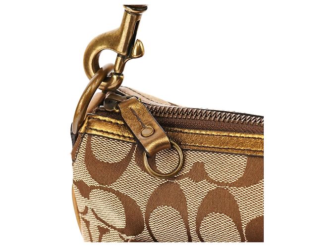 Coach Borsa a tracolla Soho Legacy 2004 Beige Gold - vista 9