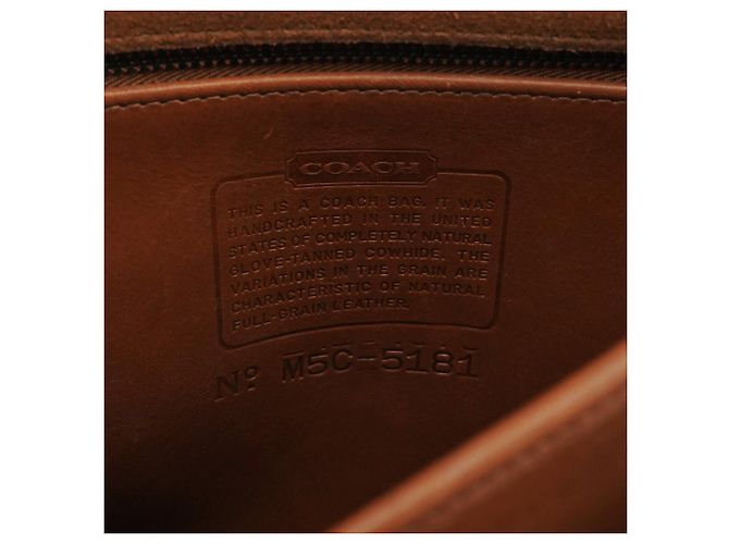 Coach Borsa briefcase 2-way Metropolitan 5181 in pelle marrone chiaro - vista 16