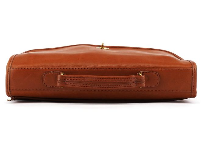 Coach Borsa briefcase 2-way Metropolitan 5181 in pelle marrone chiaro - vista 4