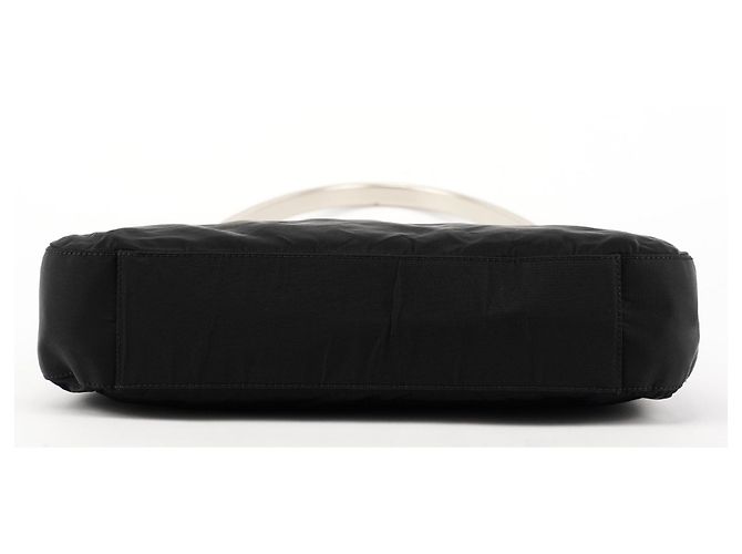 Prada Borsa a spalla 1998 Black Tessuto Metallo - vista 5