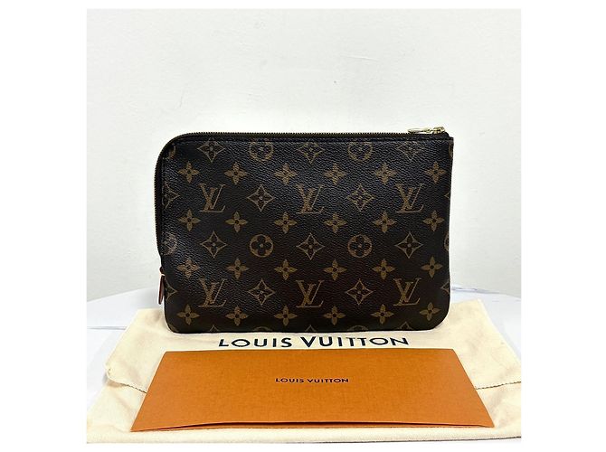 Louis Vuitton Monogram Clutch PM Stofftasche - Ansicht 3