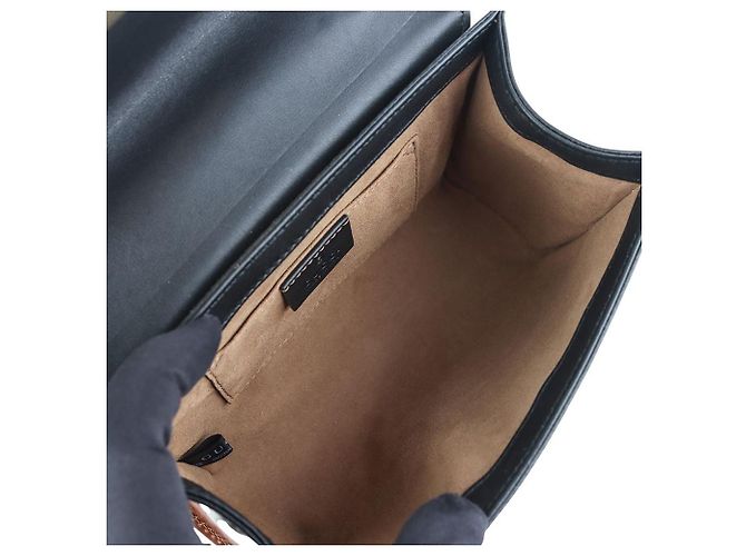 Padlock Gucci Borsa a tracolla Small GG Supreme con lucchetto - vista 7