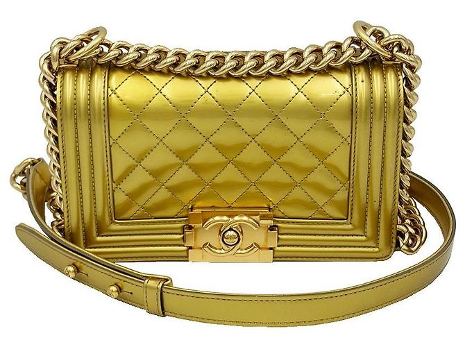 Chanel Serie di borse a tracolla Gold Boy Small - vista 2