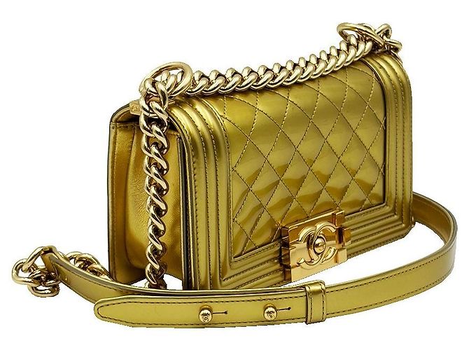 Chanel Serie di borse a tracolla Gold Boy Small - vista 3