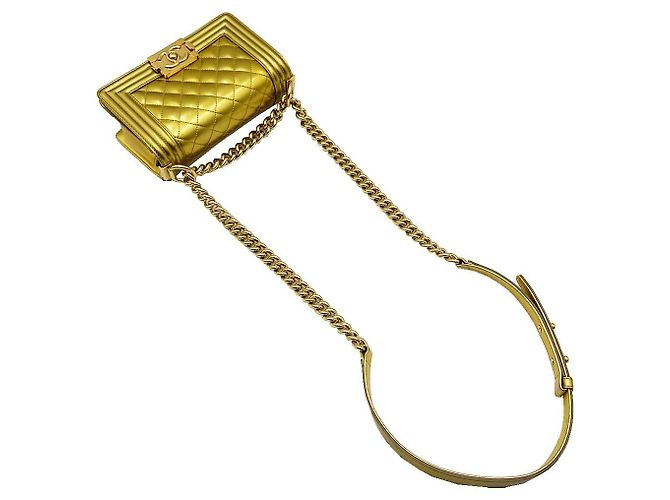 Chanel Serie di borse a tracolla Gold Boy Small - vista 5