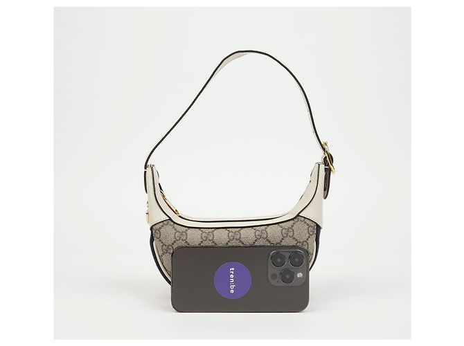 Gucci Borsa Ophidia GG Mini White Beige - vista 6