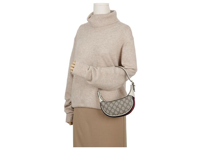 Gucci Borsa Ophidia GG Mini White Beige - vista 8