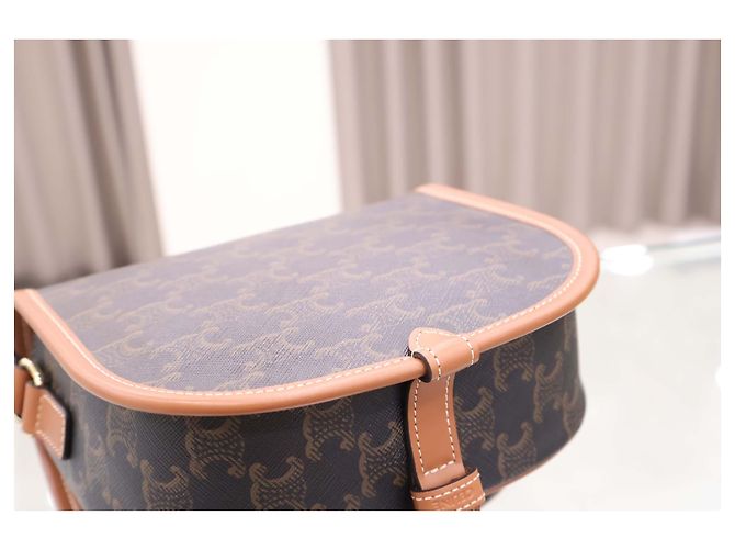 Céline Borsa a tracolla Triomphe Medium Polka - vista 10