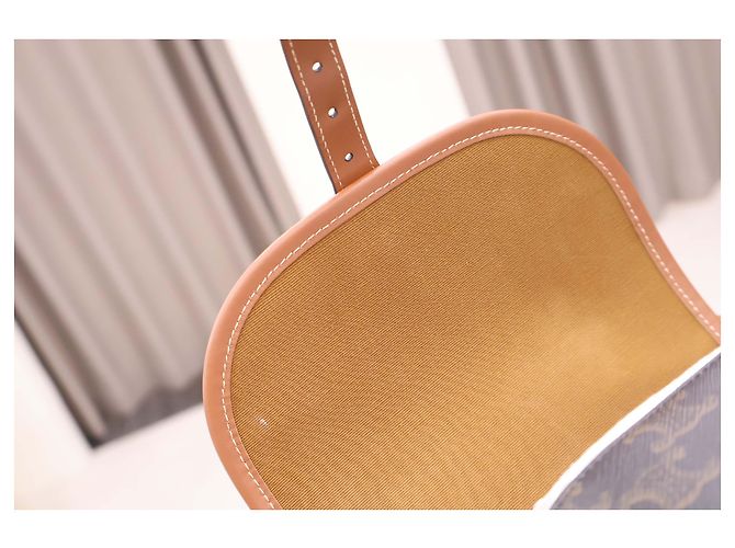 Céline Borsa a tracolla Triomphe Medium Polka - vista 11