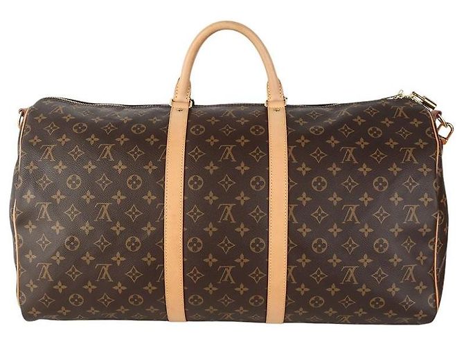 Louis Vuitton Borsa da viaggio Monogram Bandoulière Keepall - vista 3