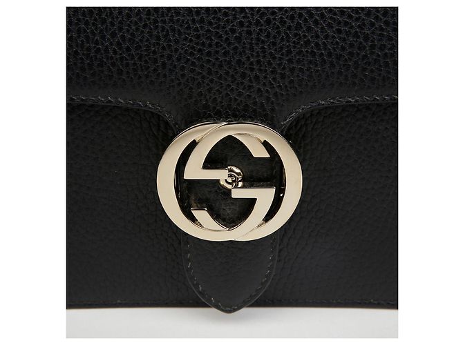 Gucci Borsa a tracolla con catena intrecciata - vista 3