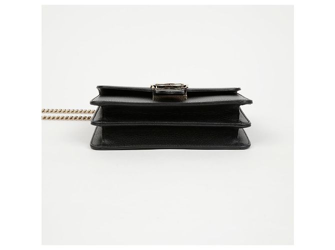 Gucci Borsa a tracolla con catena intrecciata - vista 6