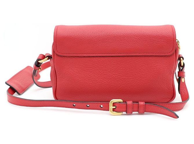 Prada Borsa a spalla e borsa a tracolla Vitello Phoenix Gold Logo - vista 3