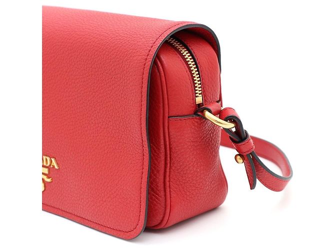 Prada Borsa a spalla e borsa a tracolla Vitello Phoenix Gold Logo - vista 4