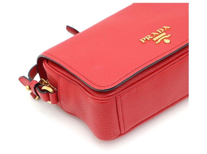 Prada Borsa a spalla e borsa a tracolla Vitello Phoenix Gold Logo - vista 5
