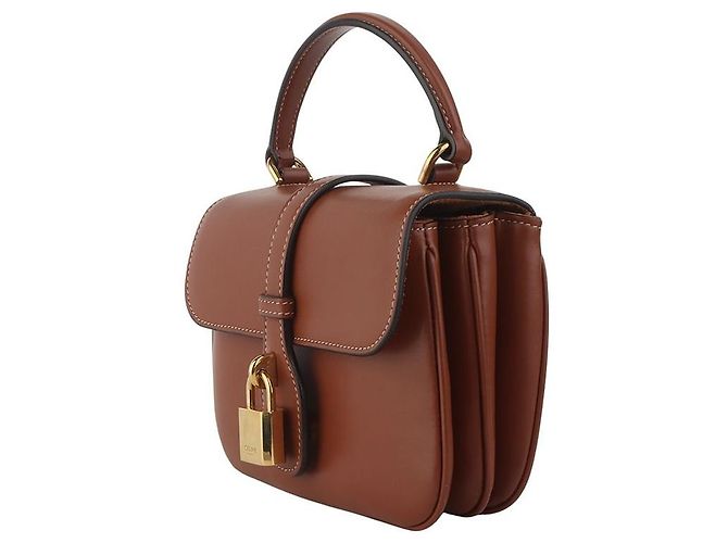 Céline Mini borsa a tracolla con patta in vitello liscio - vista 2