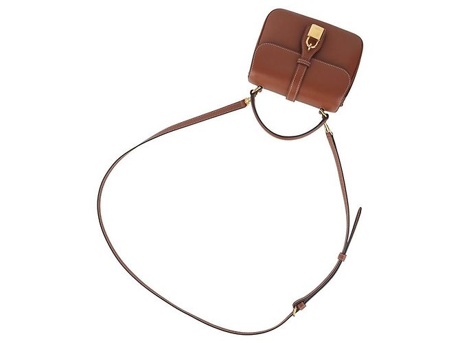 Céline Mini borsa a tracolla con patta in vitello liscio - vista 4