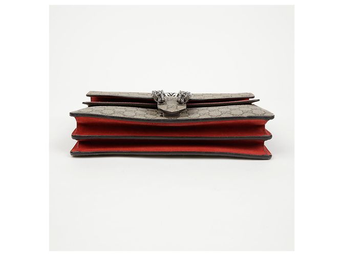 Gucci Borsa a catena Dionysus GG Small Beige Red - vista 12