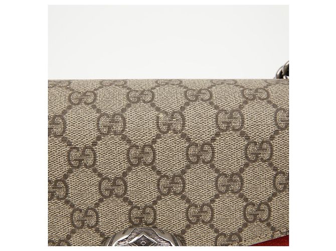 Gucci Borsa a catena Dionysus GG Small Beige Red - vista 3