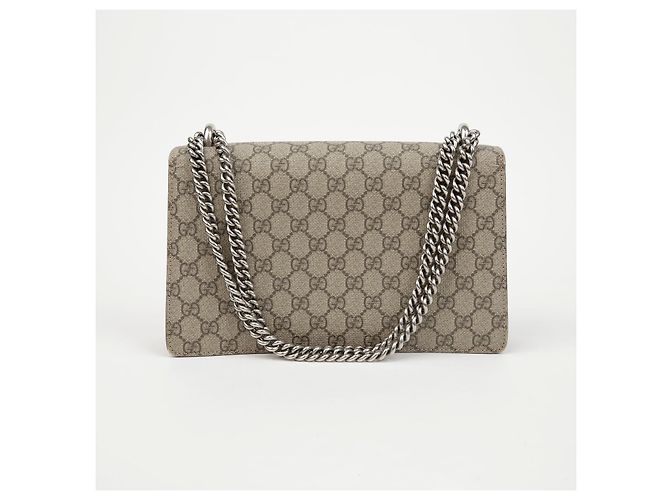 Gucci Borsa a catena Dionysus GG Small Beige Red - vista 8