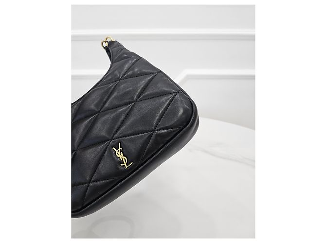 Autre Marque Borsa a tracolla hobo in lambskin - vista 4