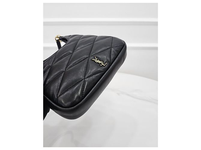 Autre Marque Borsa a tracolla hobo in lambskin - vista 5