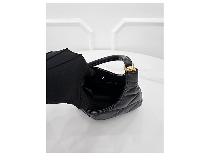 Autre Marque Borsa a tracolla hobo in lambskin - vista 8