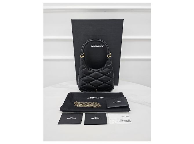 Autre Marque Borsa a tracolla hobo in lambskin - vista 9