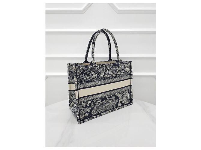 Dior Book Tote Medium aus Tweed Jouy - Ansicht 3