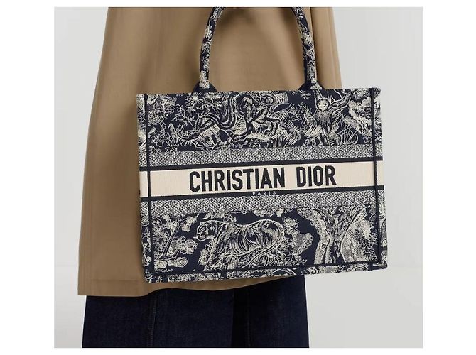 Dior Book Tote Medium aus Tweed Jouy - Ansicht 9