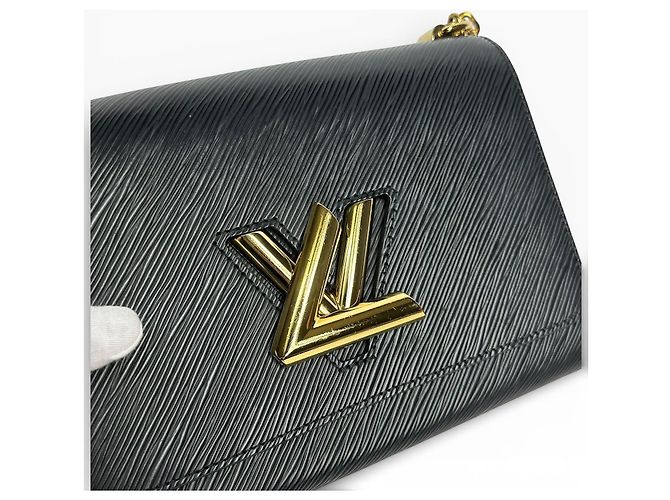Louis Vuitton Borsa a tracolla Twist MM Epi con catena dorata - vista 7