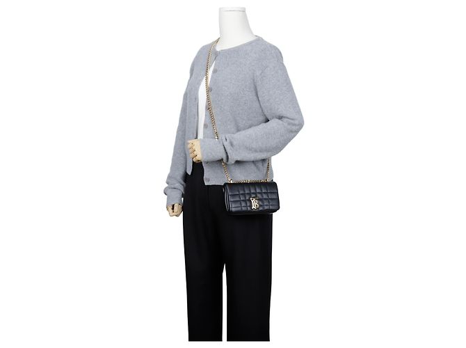 Burberry Mini Quilted Leather Roller Bag Black - Ansicht 12