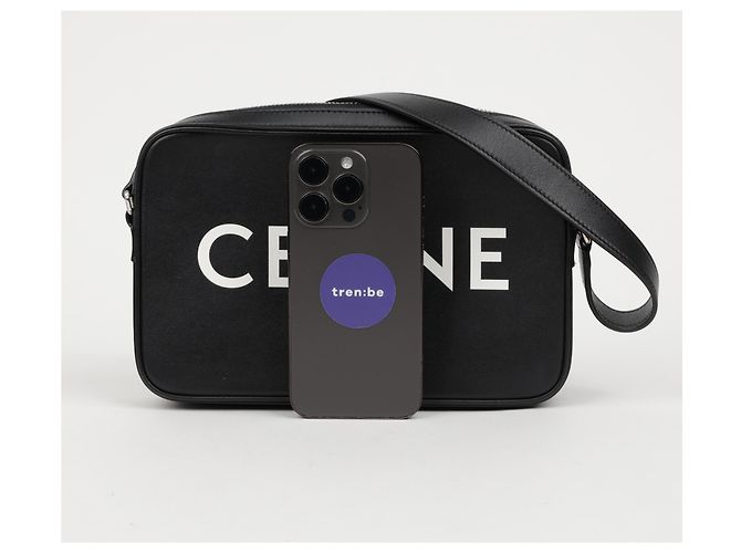 Céline Borsa a tracolla e crossbody con stampa logo - vista 16