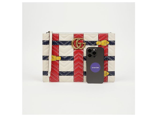 Gucci Clutch GG Marmont Trompe L'Oeil - vista 12