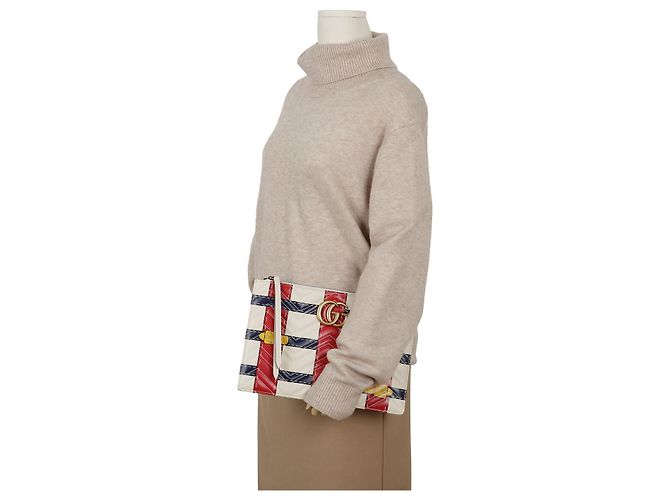 Gucci Clutch GG Marmont Trompe L'Oeil - vista 14