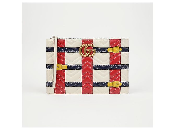 Gucci Clutch GG Marmont Trompe L'Oeil - vista 2