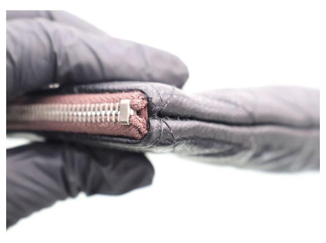 Chanel Clutch Caviar Medium Silver Clutch Black - vista 10