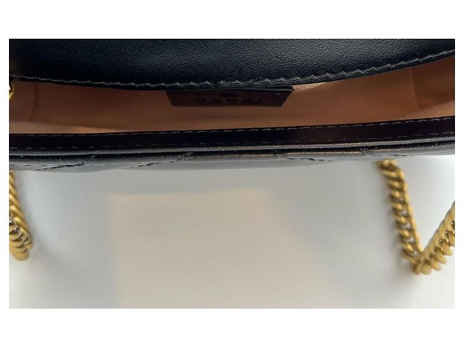 Gucci Borsa a tracolla Matelassé Super Mini con catena - vista 12