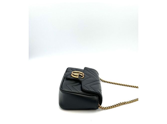 Gucci Borsa a tracolla Matelassé Super Mini con catena - vista 7