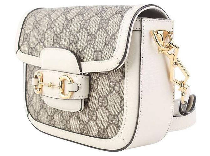 Gucci Borsa a tracolla Small GG Supreme Horsebit - vista 2