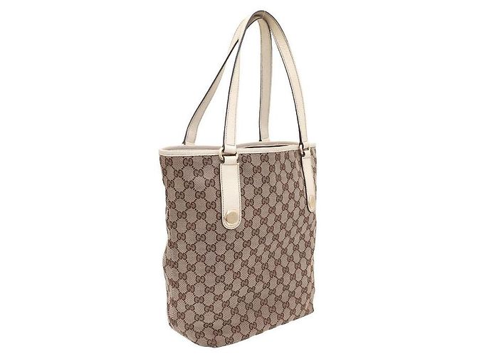 Borsa tote Gucci GG Canvas marrone - vista 2